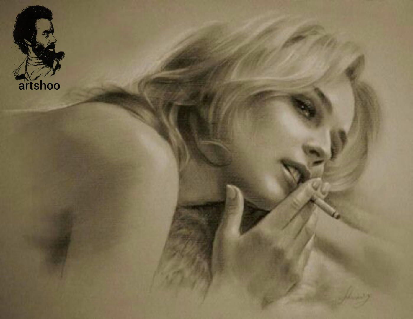 آموزش نقاشی سیاه قلم